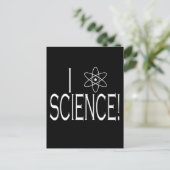 I Liebe Science Postkarte (Stehend Vorderseite)