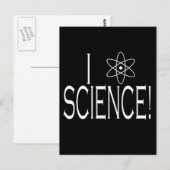 I Liebe Science Postkarte (Vorne/Hinten)