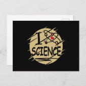 I Liebe Science Postkarte (Vorne/Hinten)
