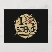 I Liebe Science Postkarte (Vorderseite)