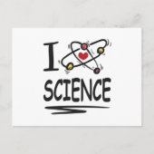 I Liebe Science Postkarte (Vorderseite)