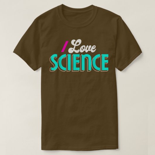 I Liebe Science Shirt Science (Design vorne)