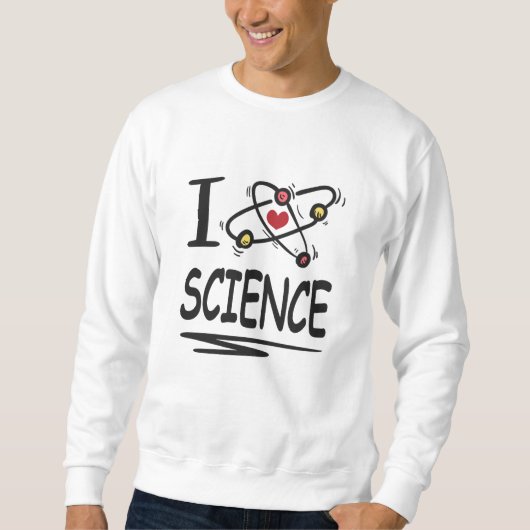 I Liebe Science Sweatshirt (Vorderseite)
