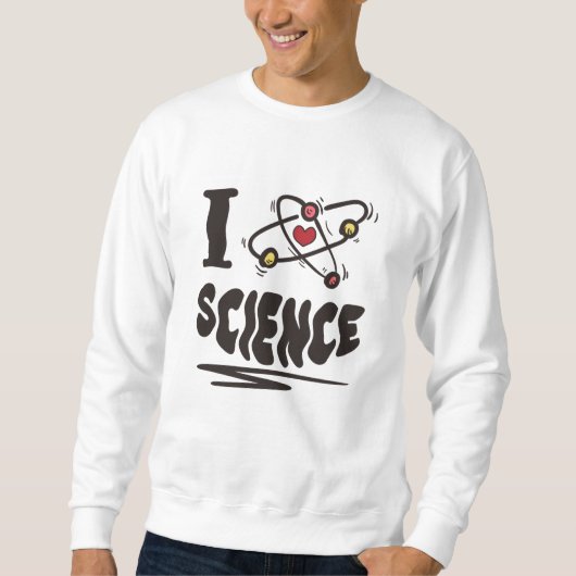 I Liebe Science Sweatshirt (Vorderseite)