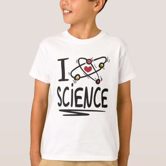 I Liebe Science T-Shirt (Vorderseite)