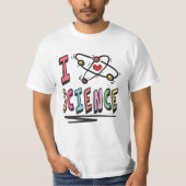 I Liebe Science T-Shirt (Vorderseite)