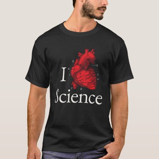 I Liebe Science T-Shirt (Vorderseite)