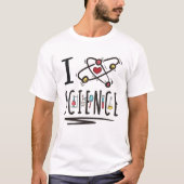 I Liebe Science T-Shirt (Vorderseite)