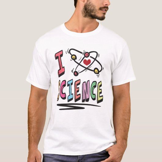 I Liebe Science T-Shirt (Vorderseite)