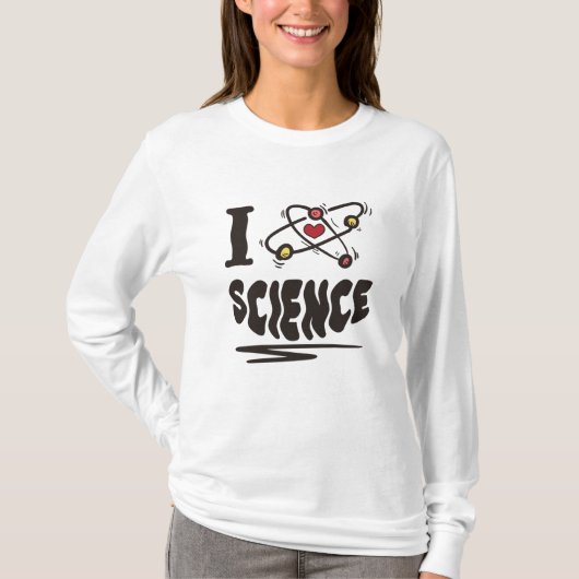 I Liebe Science T-Shirt (Vorderseite)