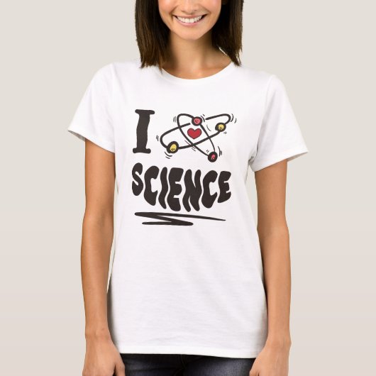 I Liebe Science T-Shirt (Vorderseite)