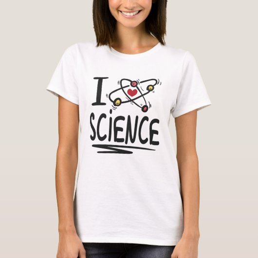 I Liebe Science T-Shirt (Vorderseite)