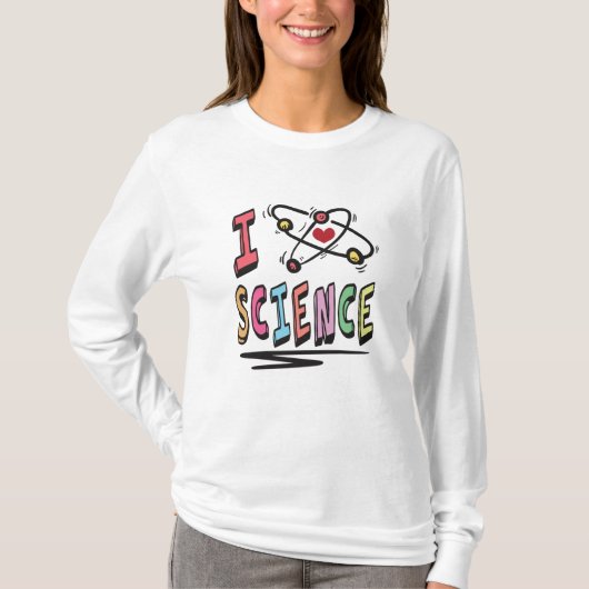 I Liebe Science T-Shirt (Vorderseite)