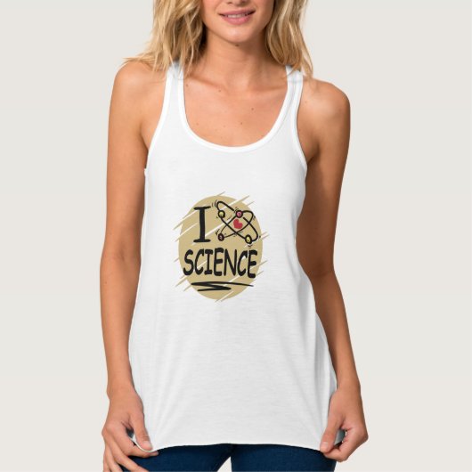 I Liebe Science Tank Top (Vorderseite)