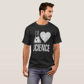 I Liebe Science Teacher Scientist Sciences T-Shirt (Vorne ganz)