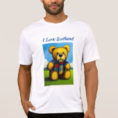 I Liebe Scotland Teddy Bear T - Shirt (Vorderseite)