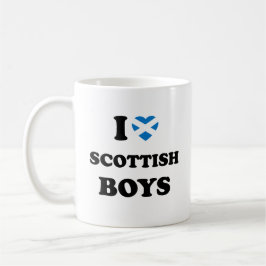 I Liebe Scottish Boys Kaffeetasse