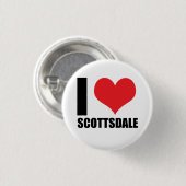 I Liebe Scottsdale Button (Vorne & Hinten)