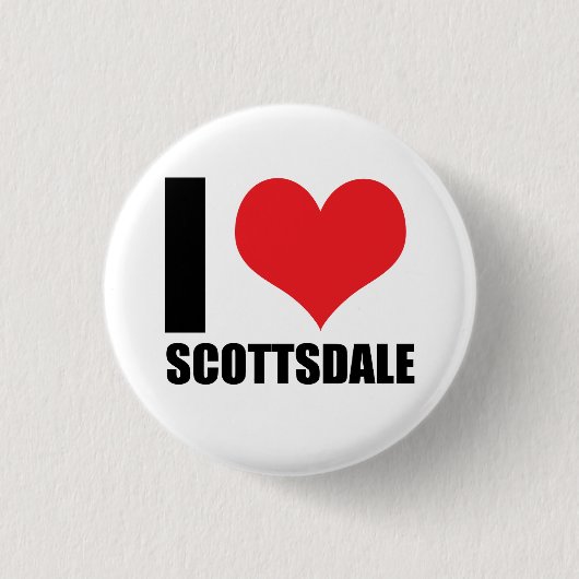 I Liebe Scottsdale Button (Vorderseite)
