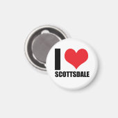 I Liebe Scottsdale Magnet (Vorderseite/Rückseite)