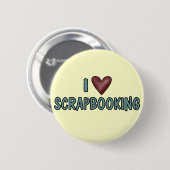 I Liebe Scrapbooking Button (Vorne & Hinten)