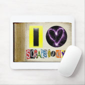 I Liebe Scrapbooking Mousepad (Mit Mouse)