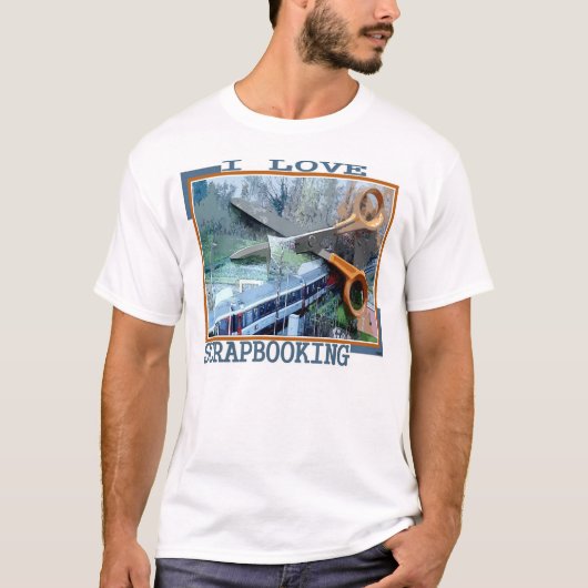 I LIEBE SCRAPBOOKING T-Shirt (Vorderseite)
