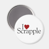 I Liebe Scrapple Magnet (Vorderseite/Rückseite)