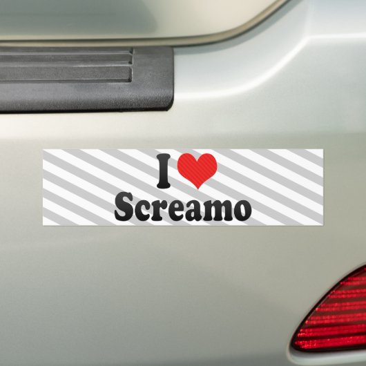 I Liebe Screamo Autoaufkleber (Auf Auto)