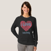 I Liebe Scuba Diving Heart Image Hobby oder Hobbyi T-Shirt (Vorne ganz)