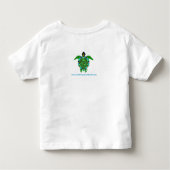 I Liebe Sea TURTLES - Tierfreund - wild Kleinkind T-shirt (Rückseite)