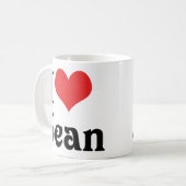 I Liebe Sean Kaffeetasse (Vorderseite Links)