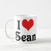 I Liebe Sean Kaffeetasse (Links)