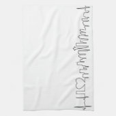 I Liebe Seattle in einer außerordentlichen Art Handtuch (Vertikal)