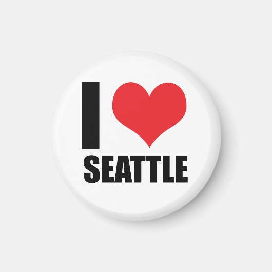 I Liebe Seattle Magnet (Vorne)