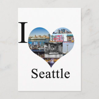 I Liebe Seattle Postkarte