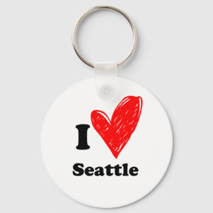 I Liebe Seattle Schlüsselanhänger