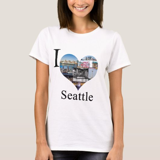 I Liebe Seattle T-Shirt (Vorderseite)