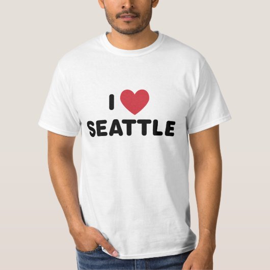 I Liebe Seattle T-Shirt (Vorderseite)