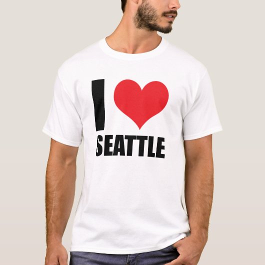 I Liebe Seattle T-Shirt (Vorderseite)