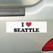 I Liebe Seattle Washington Autoaufkleber (Auf Auto)