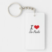 I Liebe Sechs-Sätze Schlüsselanhänger (Vorderseite)