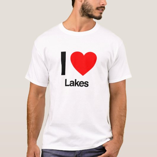 i Liebe Seen T-Shirt (Vorderseite)