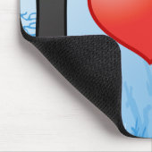 I Liebe-Seepferde Mousepad (Ecke)