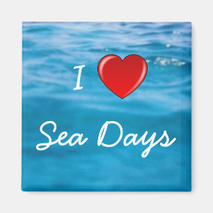 I Liebe-Seetage Magnet