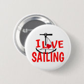 I Liebe-Segeln Button (Vorne & Hinten)