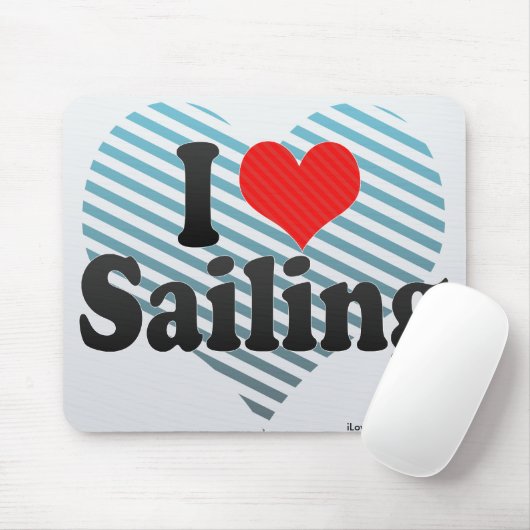 I Liebe-Segeln Mousepad (Mit Mouse)