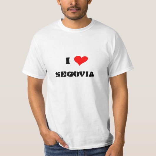 I Liebe Segovia T-Shirt (Vorderseite)