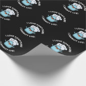 I Liebe Seifenpistolen Ich kann nicht Lye Funny Pu Geschenkpapier (Ecke)
