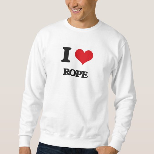 I Liebe-Seil Sweatshirt (Vorderseite)